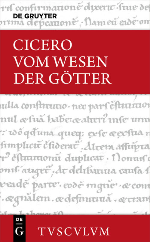 Cover: 9783050054520 | Vom Wesen der Götter. De natura deorum | Latein.-Dtsch. | Cicero