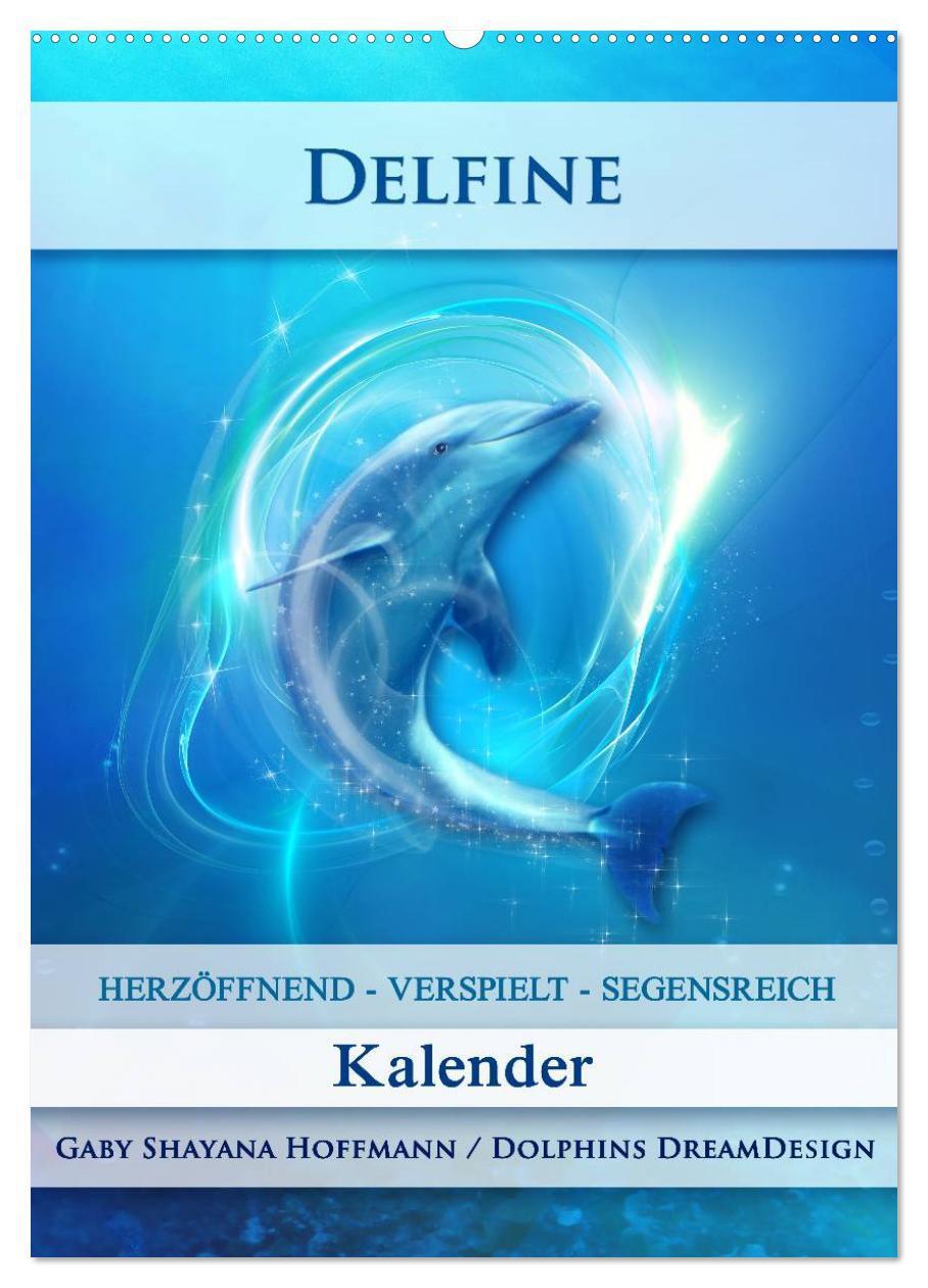 Cover: 9783675906068 | Delfine - Kalender (Wandkalender 2024 DIN A2 hoch), CALVENDO...