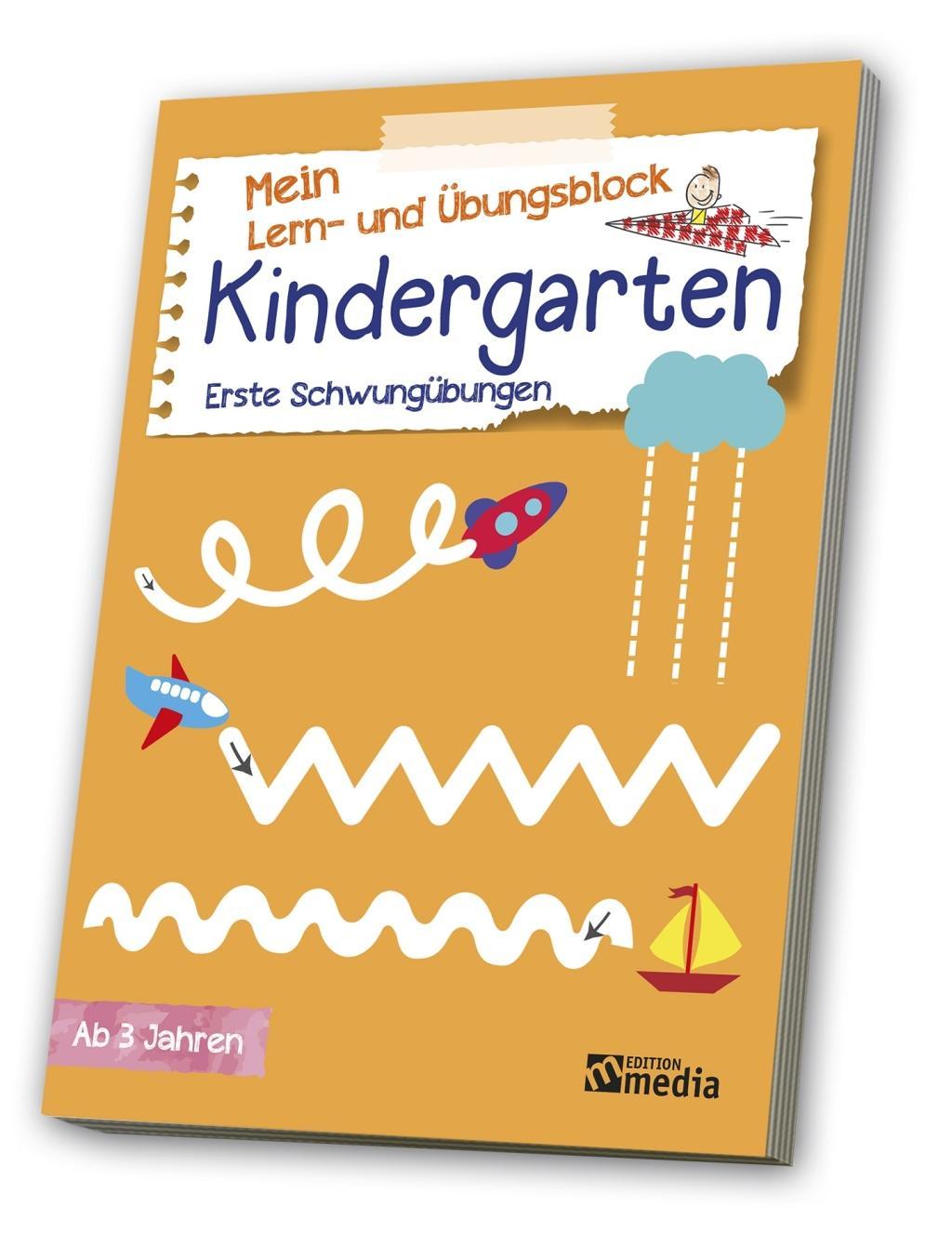 Cover: 4019393986842 | Mein Lern- &amp; ÜbungsblockKindergarten: Erste Schwungübungen | Buch