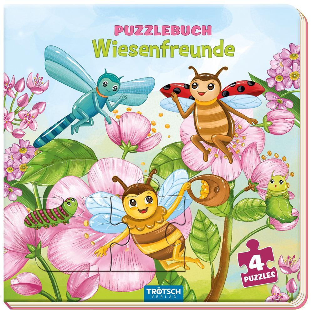 Cover: 9783965526662 | Trötsch Pappenbuch Puzzlebuch Wiesenfreunde | KG | Buch | Puzzlebuch
