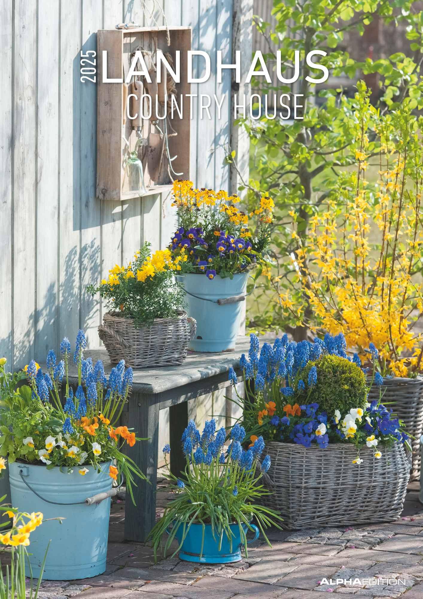 Cover: 4251732342036 | Landhaus 2025 - Bildkalender A3 (29,7x42 cm) - Country House - mit...