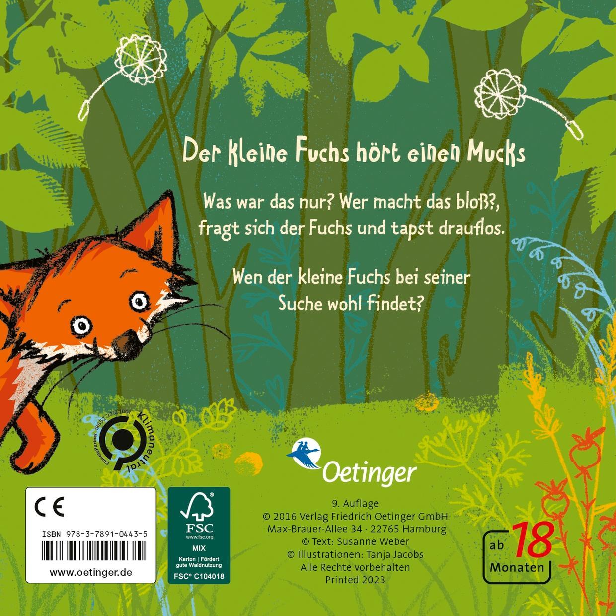Rückseite: 9783789104435 | Der kleine Fuchs hört einen Mucks | Anne-Kristin ZurBrügge | Buch