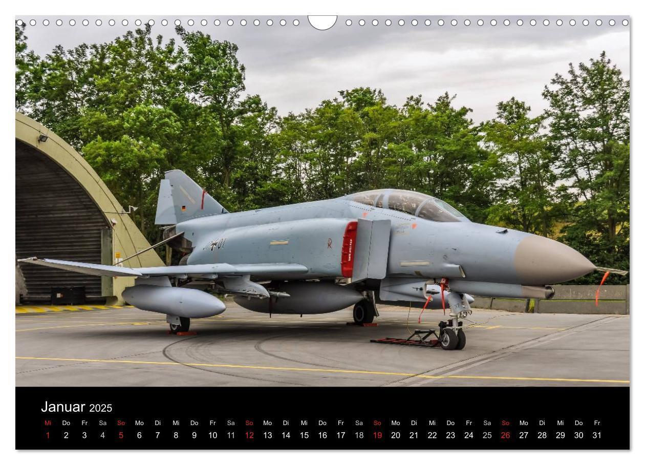 Bild: 9783435714179 | Phantoms bei der Luftwaffe (Wandkalender 2025 DIN A3 quer),...