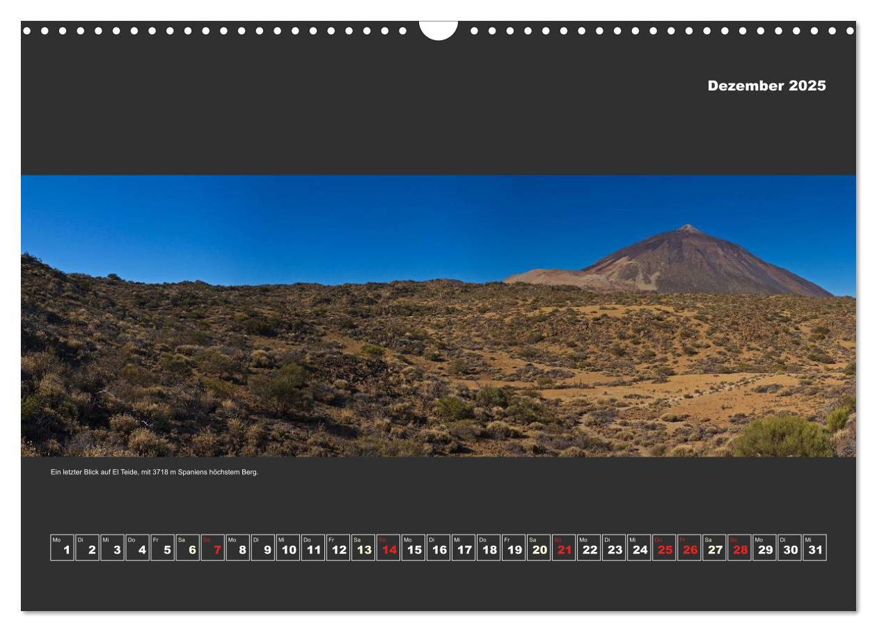 Bild: 9783435562114 | Teneriffa im Panorama (Wandkalender 2025 DIN A3 quer), CALVENDO...