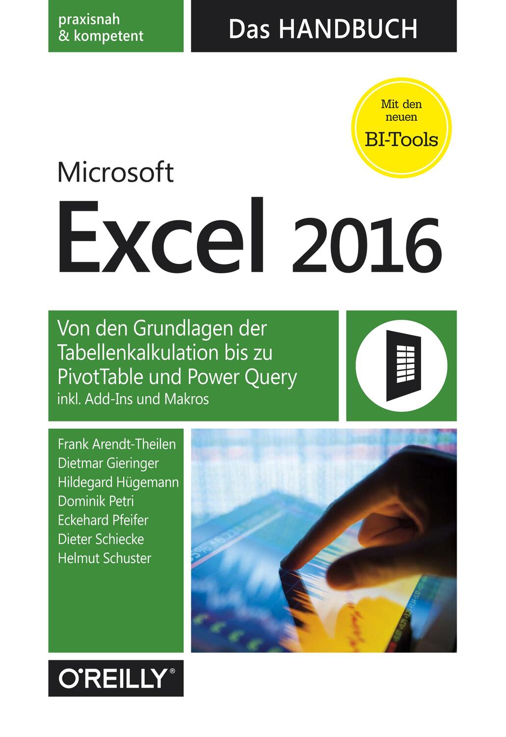 Cover: 9783960090397 | Microsoft Excel 2016 - Das Handbuch | Frank Arendt-Theilen (u. a.)