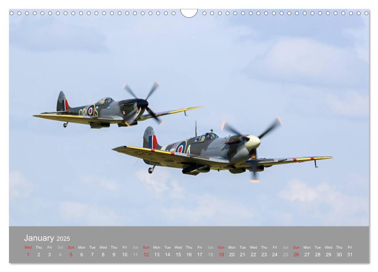 Bild: 9781325964550 | The Flying Legends (Wall Calendar 2025 DIN A3 landscape), CALVENDO...