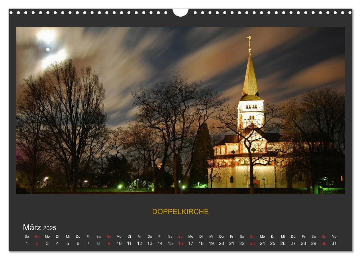 Bild: 9783435829682 | BONNER NACHTFARBEN (Wandkalender 2025 DIN A3 quer), CALVENDO...