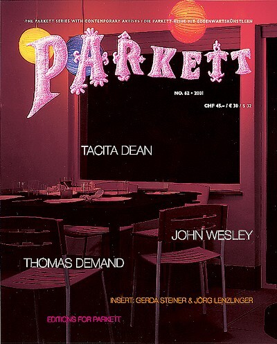 Cover: 9783907582121 | Dean, Tacita /Demand, Thomas /Wesley, John | Parkett Verlag AG | Buch