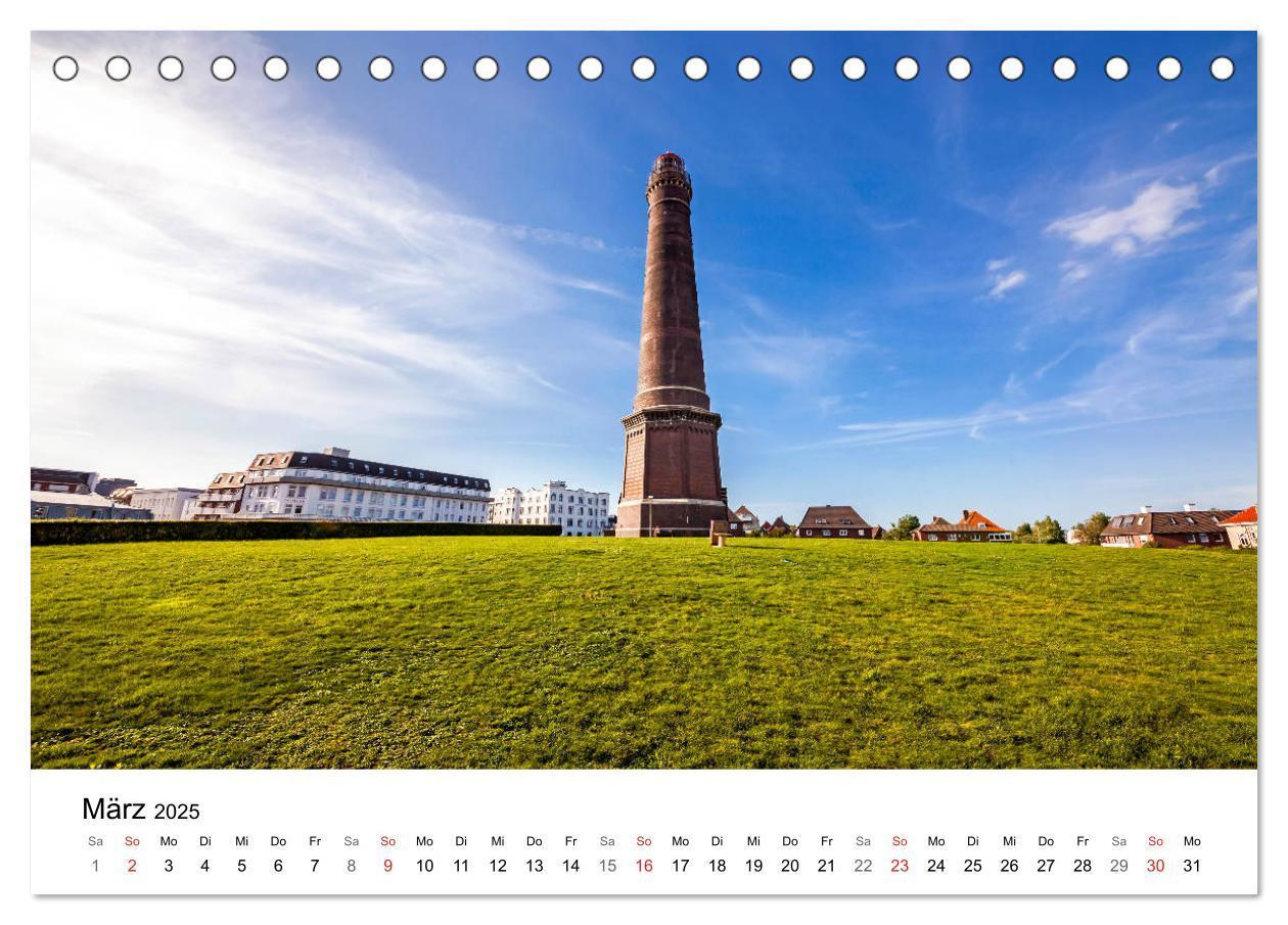 Bild: 9783435493739 | Borkum - Inselblicke (Tischkalender 2025 DIN A5 quer), CALVENDO...