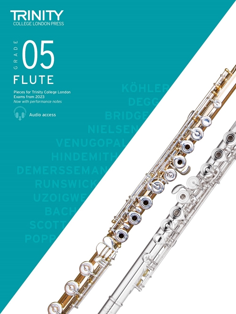 Cover: 9780857369642 | Trinity College London Flute Exam Pieces from 2023: Grade 5 | London