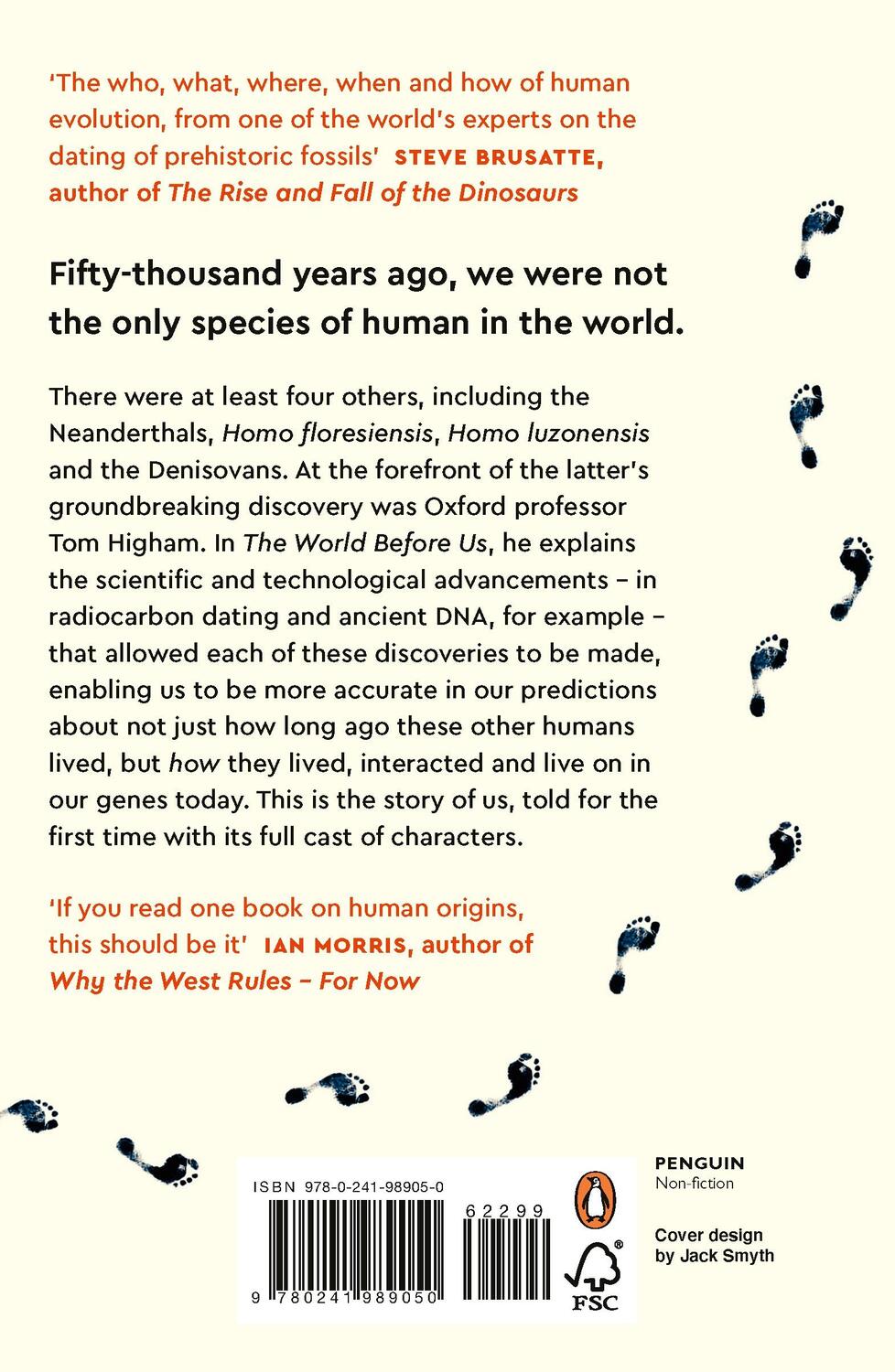 Rückseite: 9780241989050 | The World Before Us | Tom Higham | Taschenbuch | B-format paperback