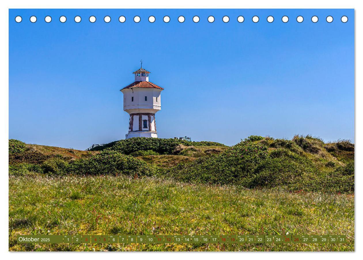 Bild: 9783435053551 | Inselliebe Langeoog (Tischkalender 2025 DIN A5 quer), CALVENDO...