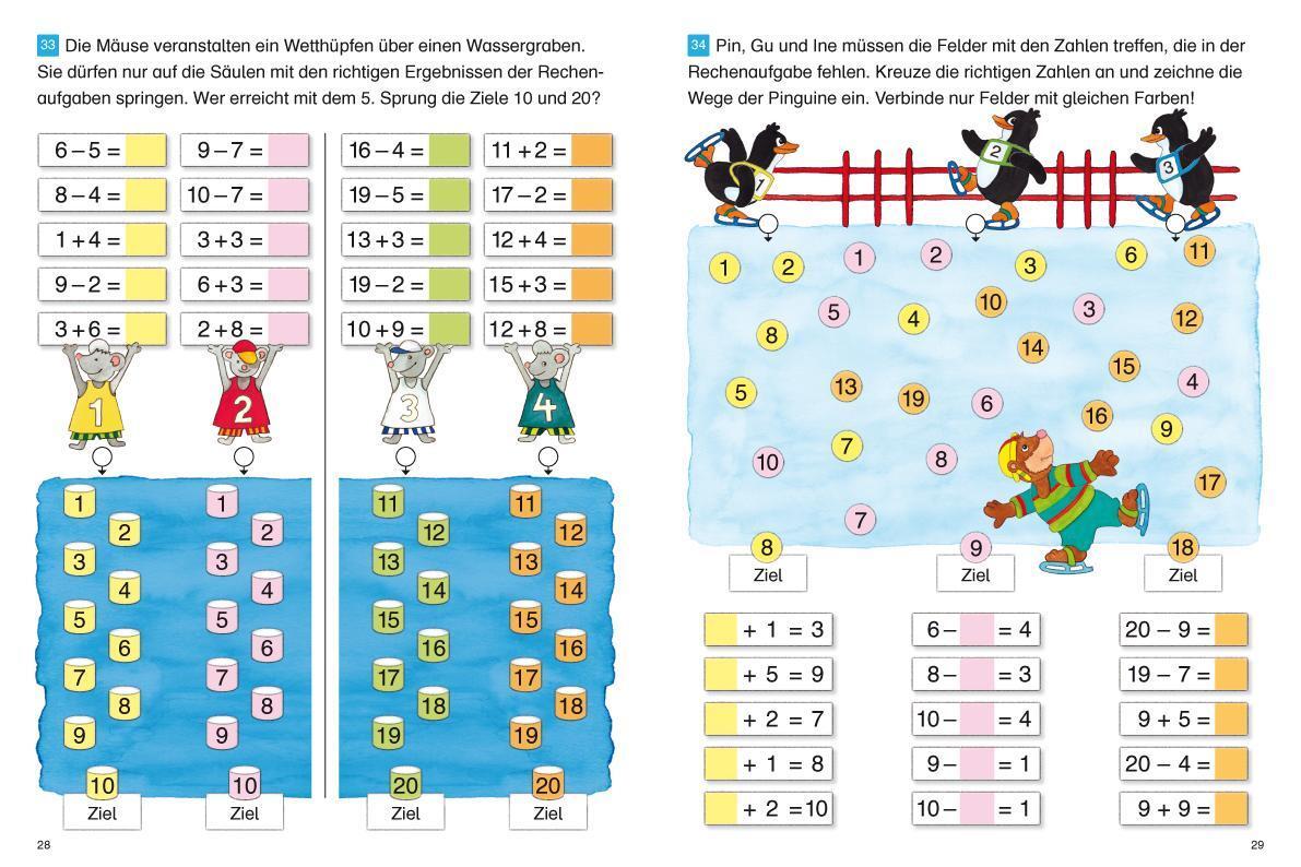 Bild: 9783940811240 | Fragenbär - Richtig rechnen 1. Klasse | Broschüre | 48 S. | Deutsch