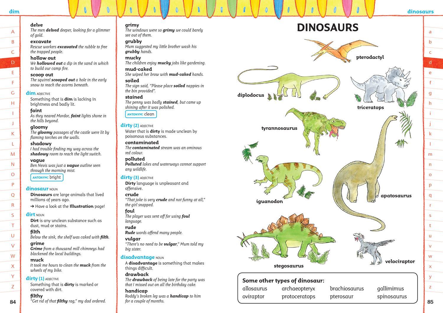 Bild: 9780008222055 | Primary Thesaurus | Illustrated Thesaurus for Ages 7+ | Dictionaries