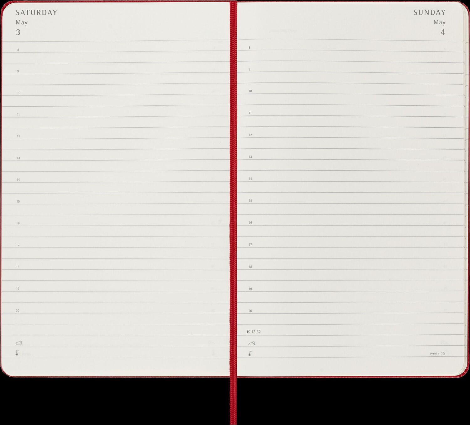 Bild: 8056999270148 | Moleskine 12 Monate Tageskalender 2025, Large/A5, 1 Tag = 1 Seite,...