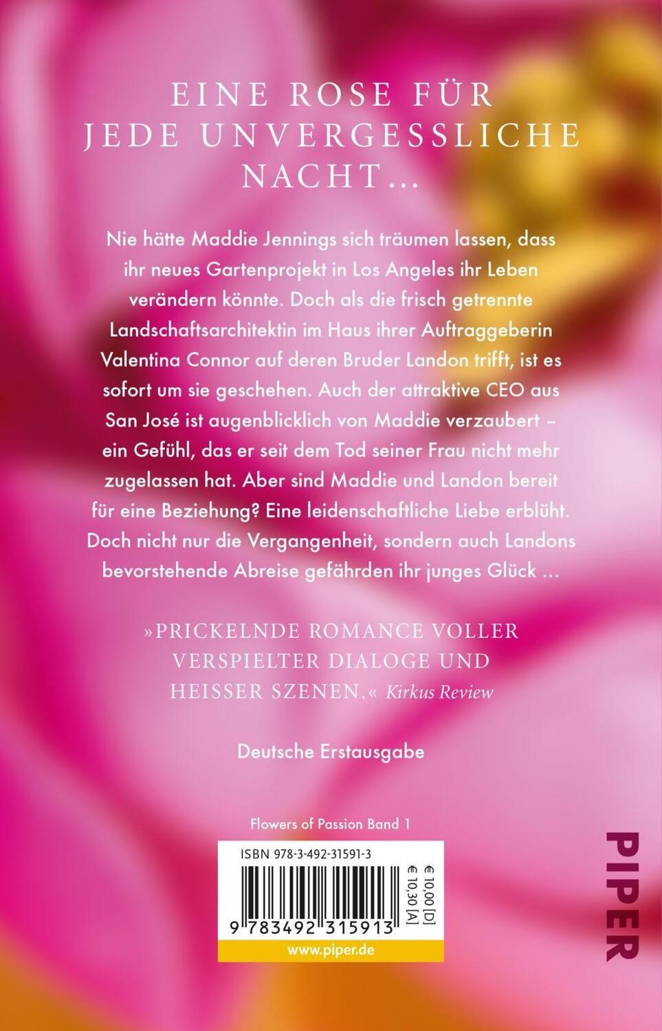 Rückseite: 9783492315913 | Flowers of Passion - Verführerische Rosen | Layla Hagen | Taschenbuch