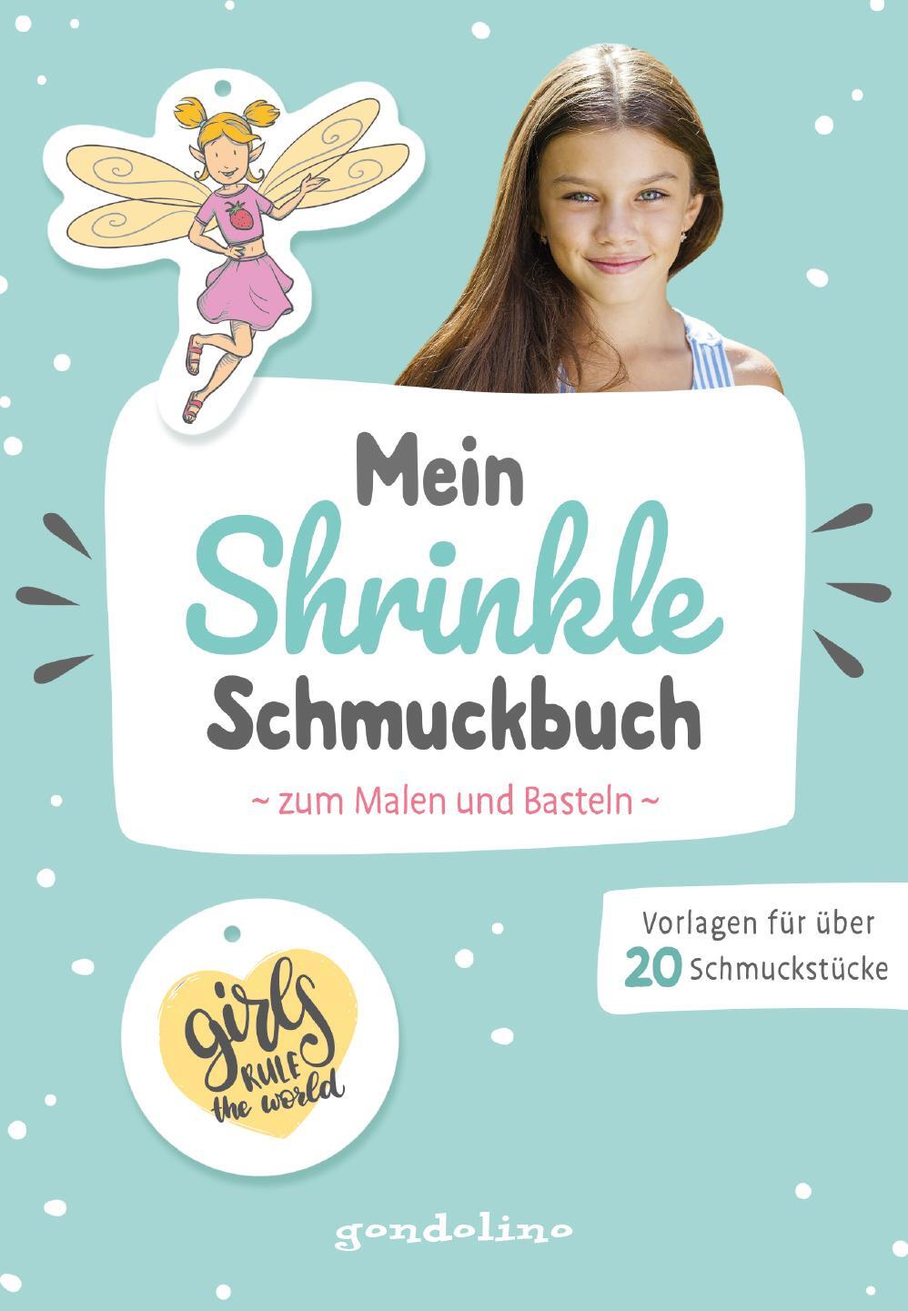 Cover: 9783811235250 | Mein Shrinkle Schmuckbuch zum Malen und Basteln (mint) | Taschenbuch