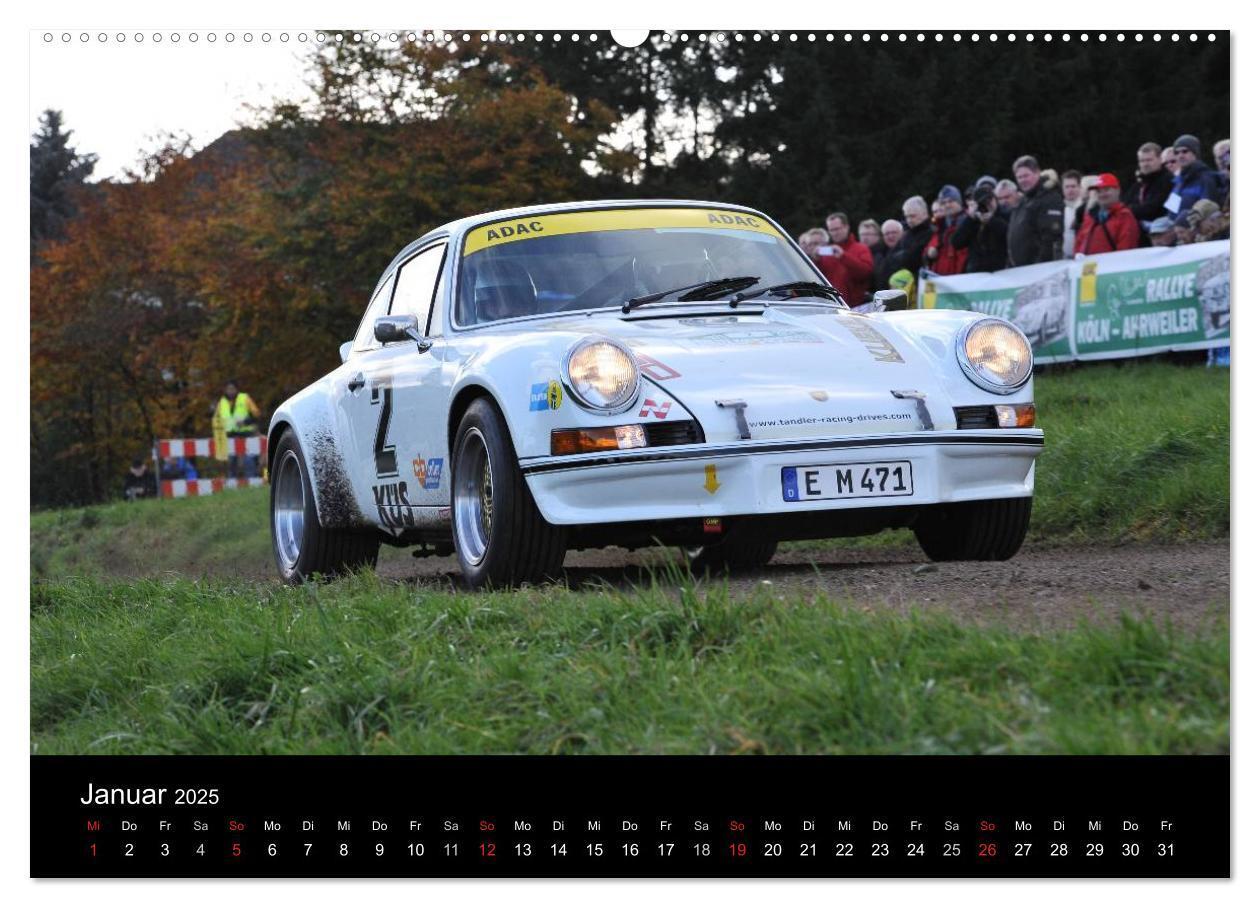 Bild: 9783435631032 | Bergrennen und Rallye im Porsche (Wandkalender 2025 DIN A2 quer),...