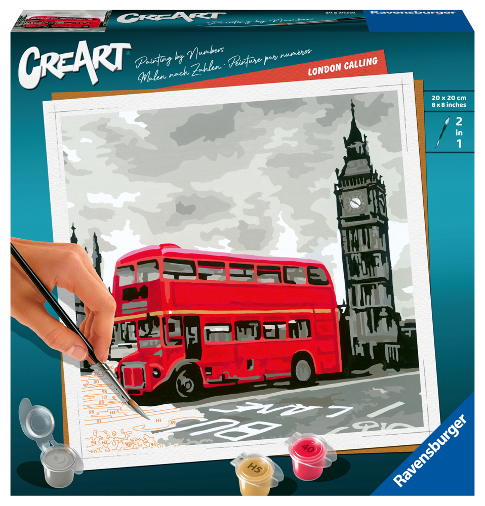 Cover: 4005556289974 | Ravensburger Malen nach Zahlen 28997 - London Calling - ab 12 Jahren