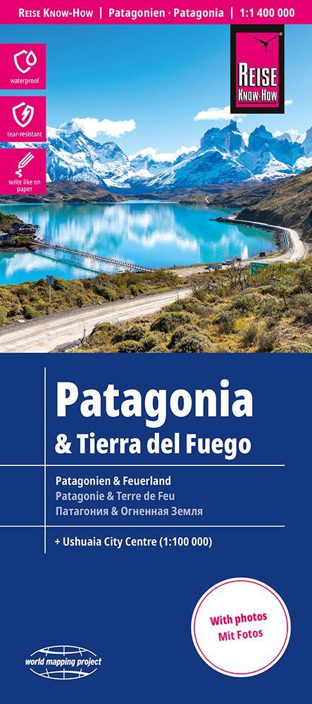 Cover: 9783831774371 | Reise Know-How Landkarte Patagonien, Feuerland / Patagonia, Tierra...