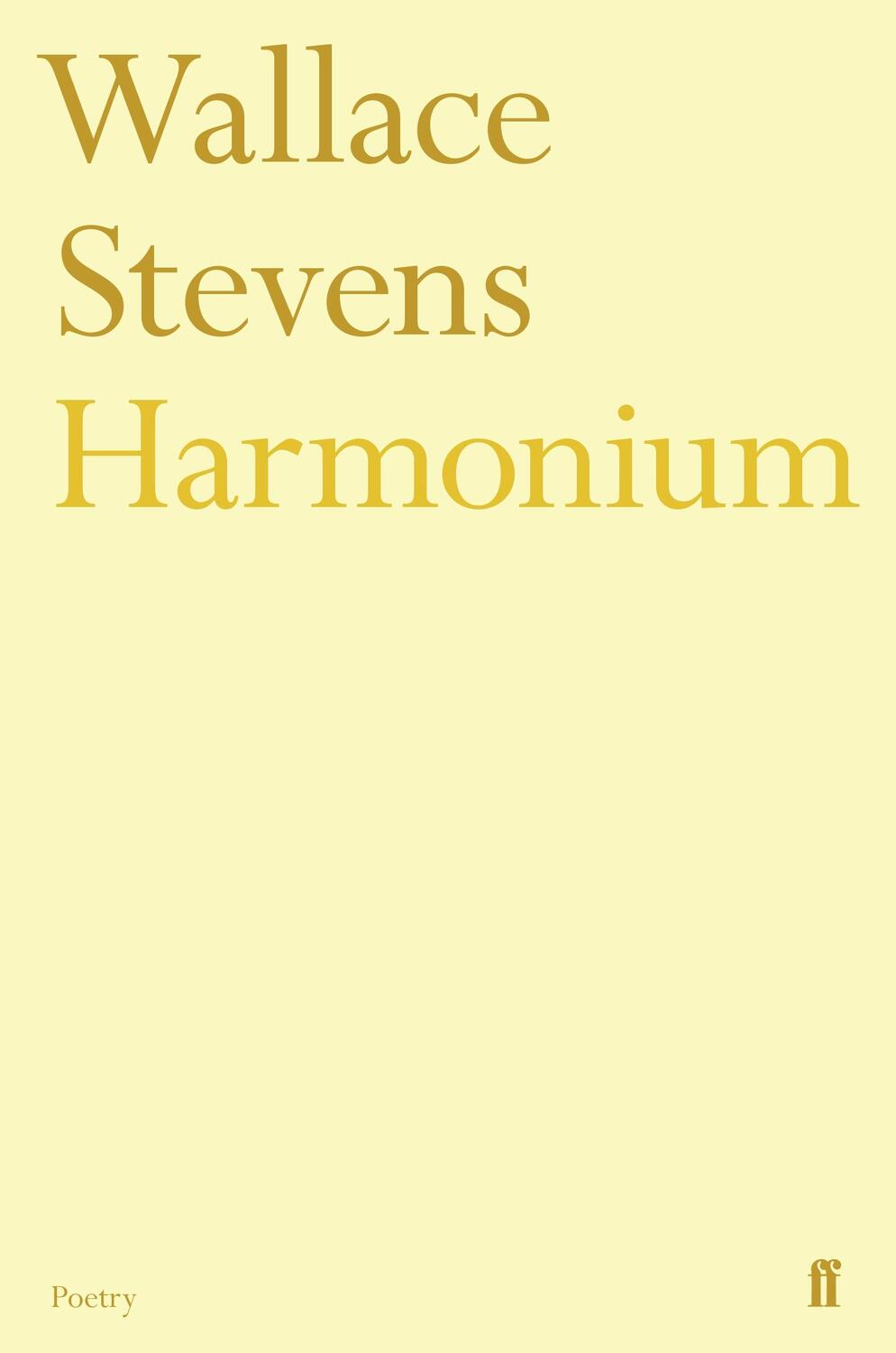 Cover: 9780571207794 | Harmonium | Wallace Stevens | Taschenbuch | Kartoniert / Broschiert