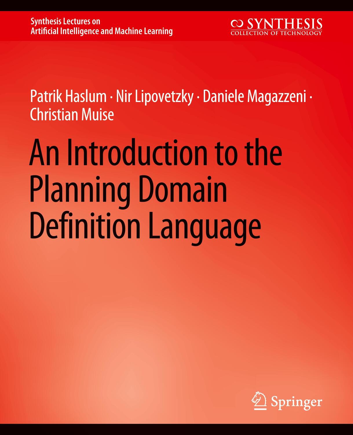 Cover: 9783031004568 | An Introduction to the Planning Domain Definition Language | Buch