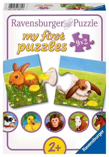 Cover: 4005556073313 | Ravensburger Kinderpuzzle - 07331 Liebenswerte Tiere - my first...