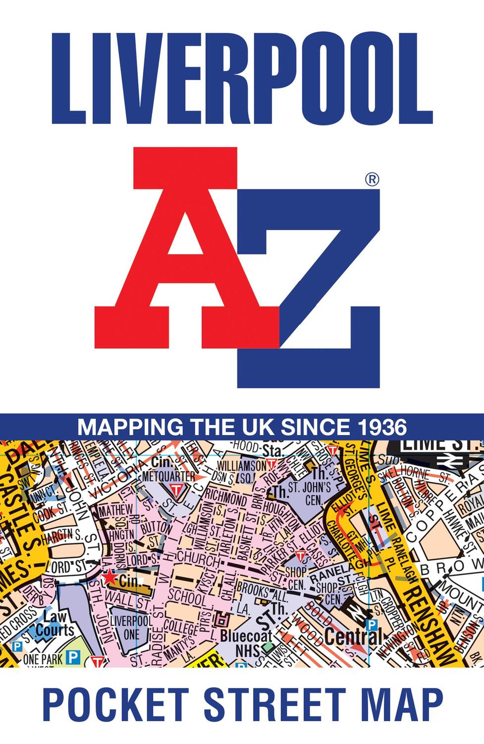 Cover: 9780008391065 | Liverpool A-Z Pocket Street Map | A-Z Maps | (Land-)Karte | Englisch