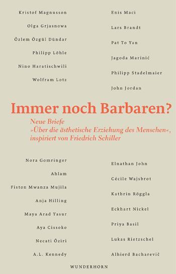 Cover: 9783884236116 | Immer noch Barbaren? | Karl-Heinz Lüdeking (u. a.) | Taschenbuch
