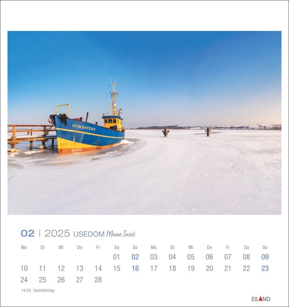 Bild: 9783964023377 | Usedom Postkartenkalender 2025 - Meine Insel | Eiland | Kalender