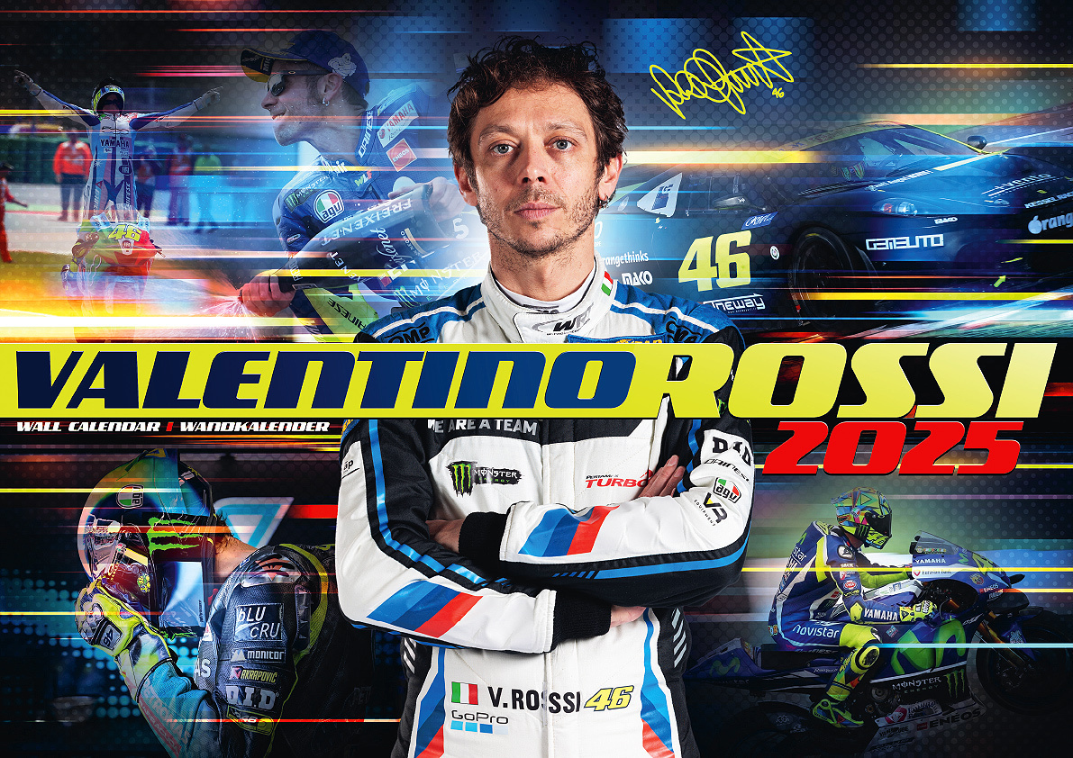 Cover: 9798893610413 | Valentino Rossi Kalender 2025 | Der MotoGP Star | Kalender | 14 S.