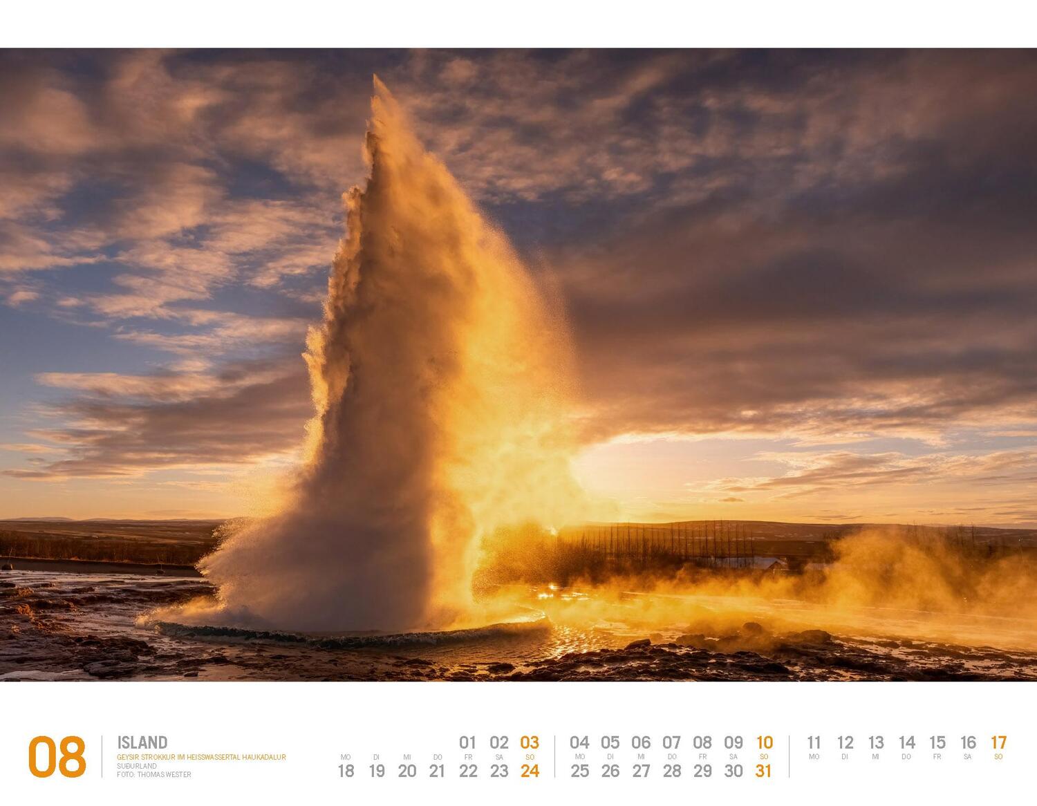 Bild: 9783838425542 | Island - Unterwegs zwischen Gletschern und Geysiren Kalender 2025