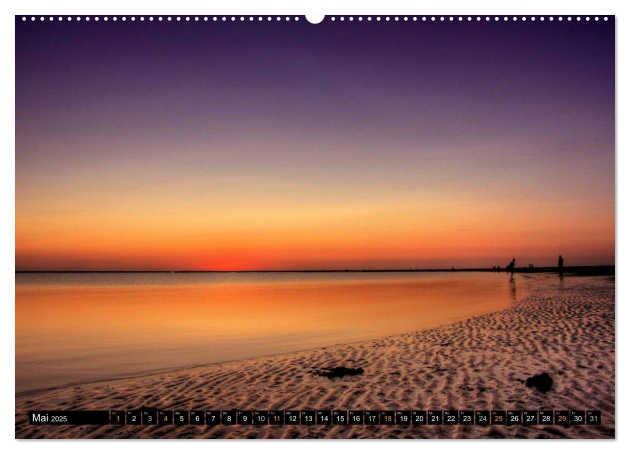 Bild: 9783435760183 | Borkum (Wandkalender 2025 DIN A2 quer), CALVENDO Monatskalender | 2025