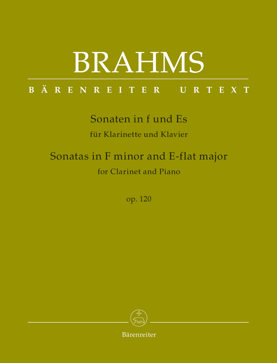 Cover: 9790006544448 | Sonatas for Clarinet and Piano op. 120 | Johannes Brahms | Buch | 2015