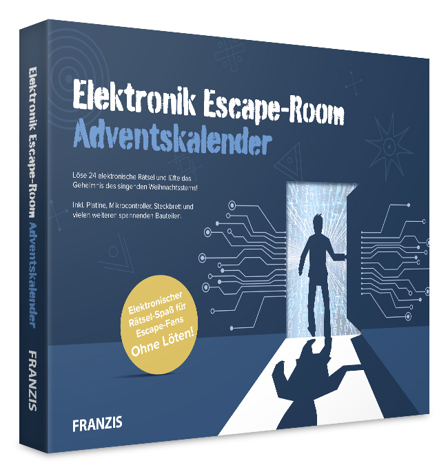 Cover: 4019631671547 | Elektronik Escape Room Adventskalender | Franzis | Spiel | 24 S.