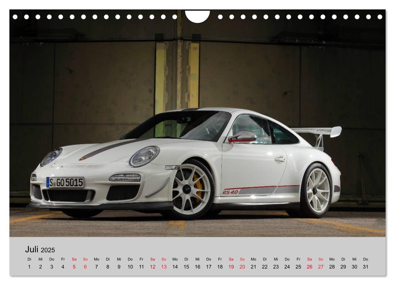 Bild: 9783435706969 | Porsche GT3RS 4,0 (Wandkalender 2025 DIN A4 quer), CALVENDO...