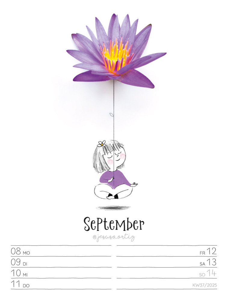 Bild: 9783838435015 | Little Dreams - Wochenplaner Kalender 2025 | Jesuso Ortiz (u. a.)