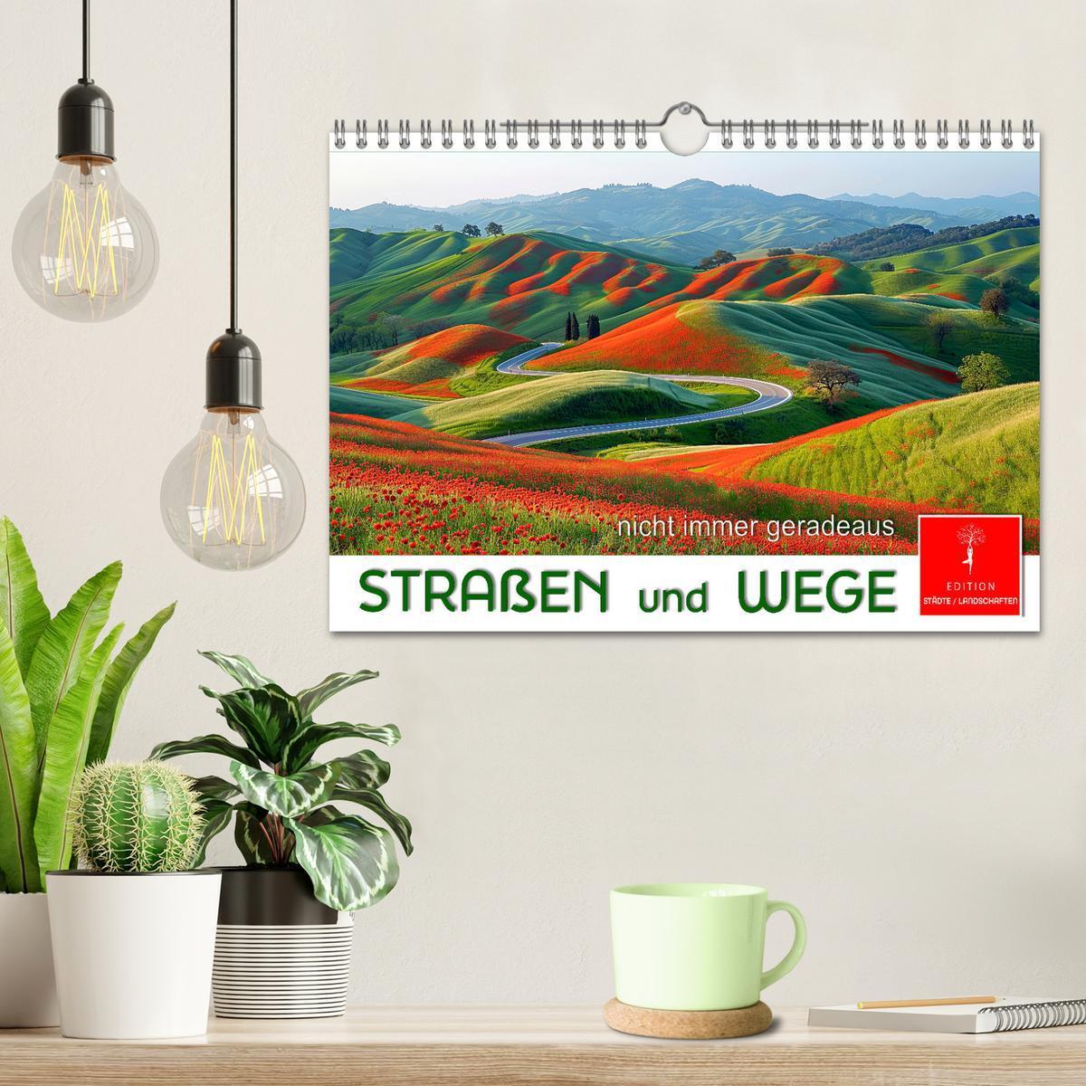 Bild: 9783383827563 | Straßen und Wege (Wandkalender 2025 DIN A4 quer), CALVENDO...