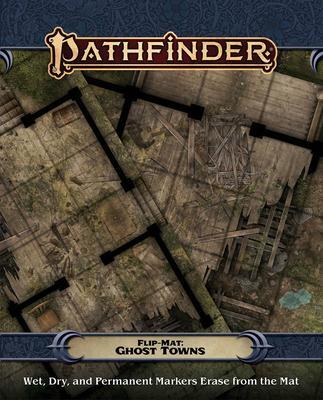 Cover: 9781640783836 | Pathfinder Flip-Mat: Ghost Towns | Jason Engle (u. a.) | Spiel | 2021
