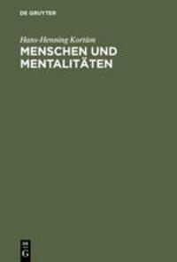 Cover: 9783050026039 | Menschen und Mentalitäten | Hans-Henning Kortüm | Buch | 373 S. | 1996