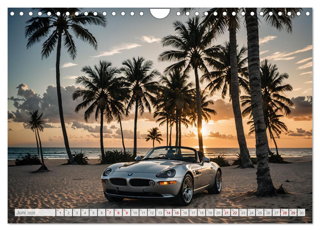 Bild: 9783457137598 | Virtual Classic Cars (Wandkalender 2025 DIN A4 quer), CALVENDO...