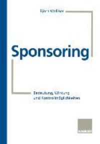 Cover: 9783409187893 | Sponsoring | Bedeutung, Wirkung und Kontrollmöglichkeiten | Walliser