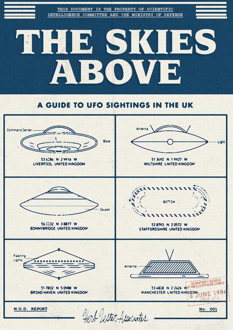 Cover: 9781739897109 | The Skies Above | A Guide to UFO Sightings in the UK | (Land-)Karte