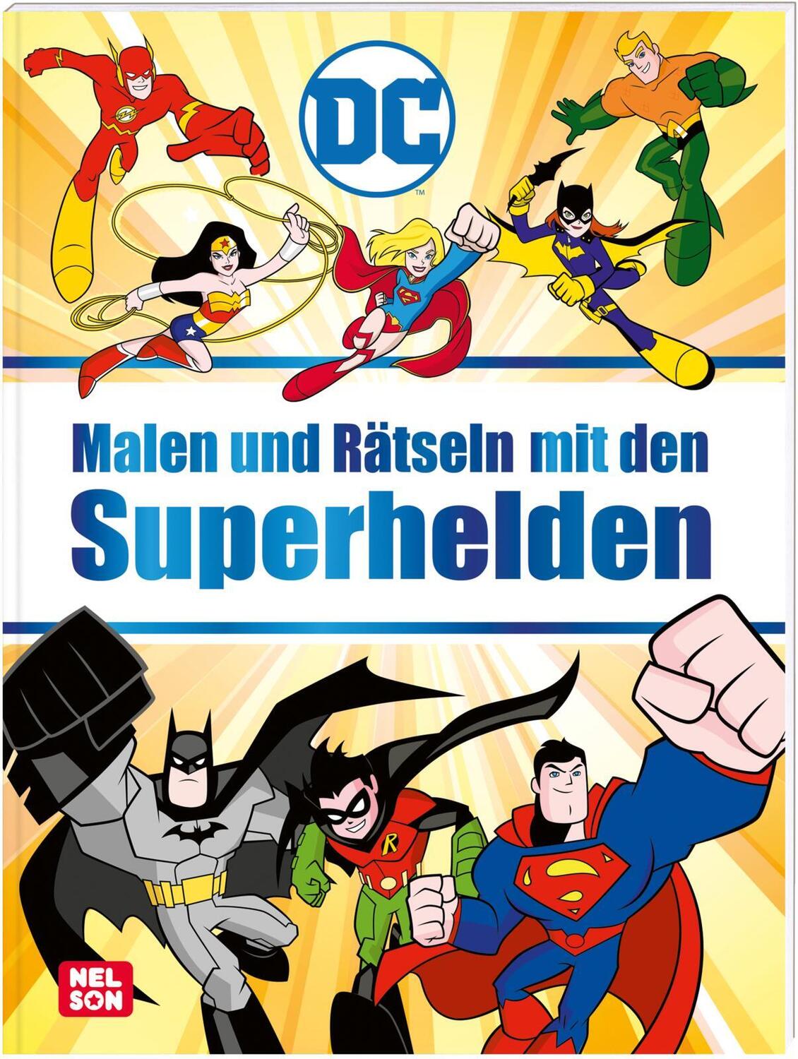 Cover: 9783845121383 | DC Superhelden: Malen und Rätseln mit den Superhelden | Taschenbuch
