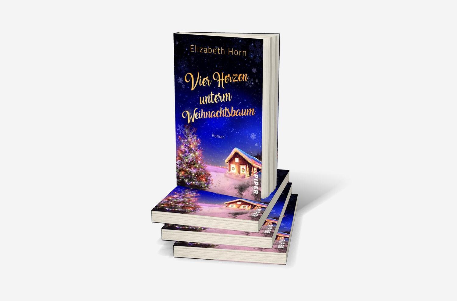 Bild: 9783492507530 | Vier Herzen unterm Weihnachtsbaum | Elizabeth Horn | Taschenbuch