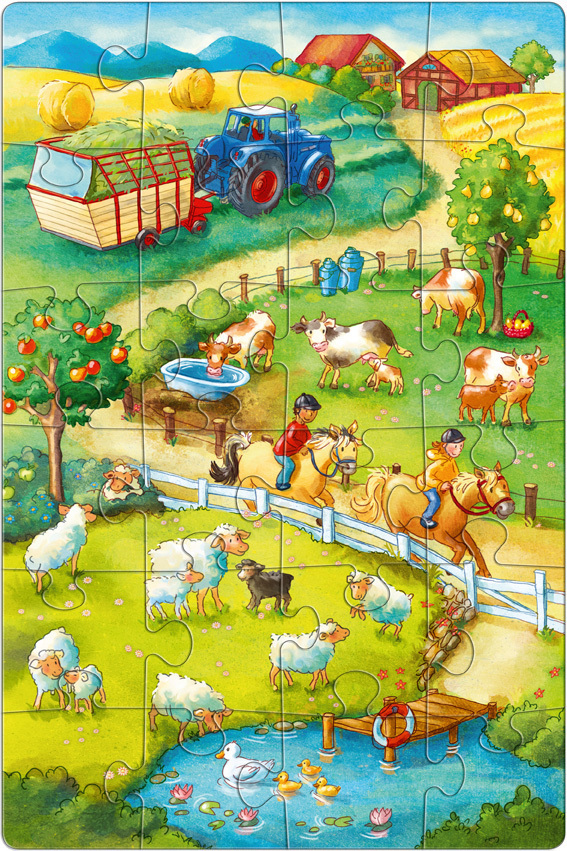Bild: 4010168256672 | Puzzles Bauernhof (Kinderpuzzle) | Spiel | 2021 | HABA
