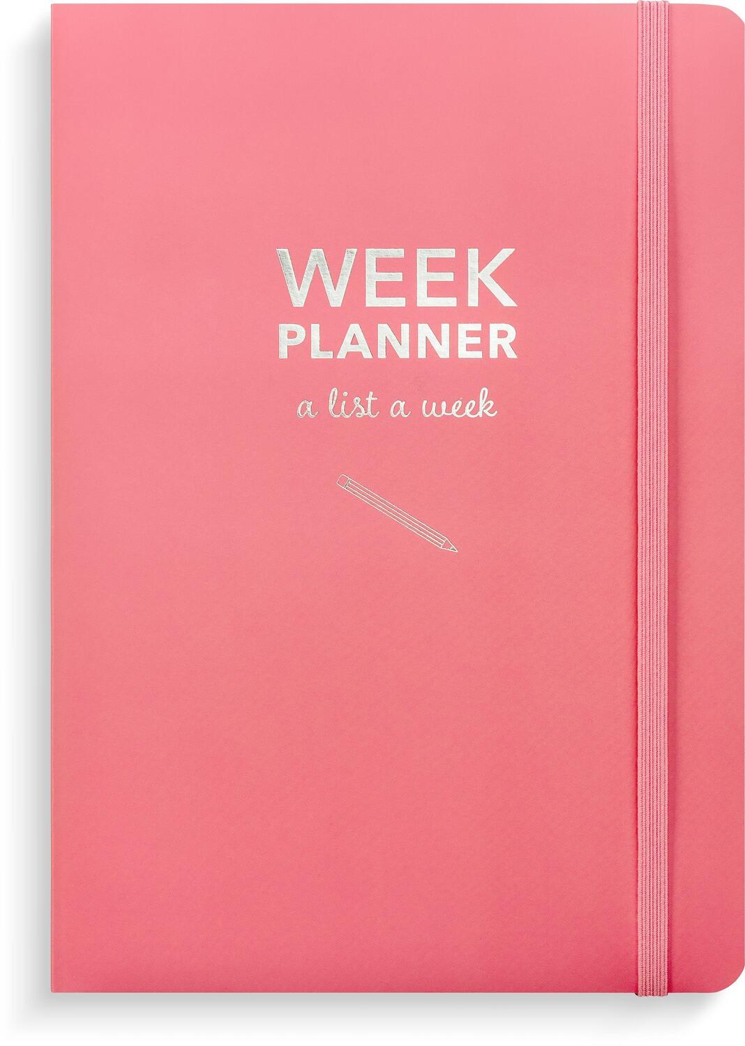 Cover: 7392620105108 | Burde Week Planner undated pink | Terminplaner Undatiert | Taschenbuch