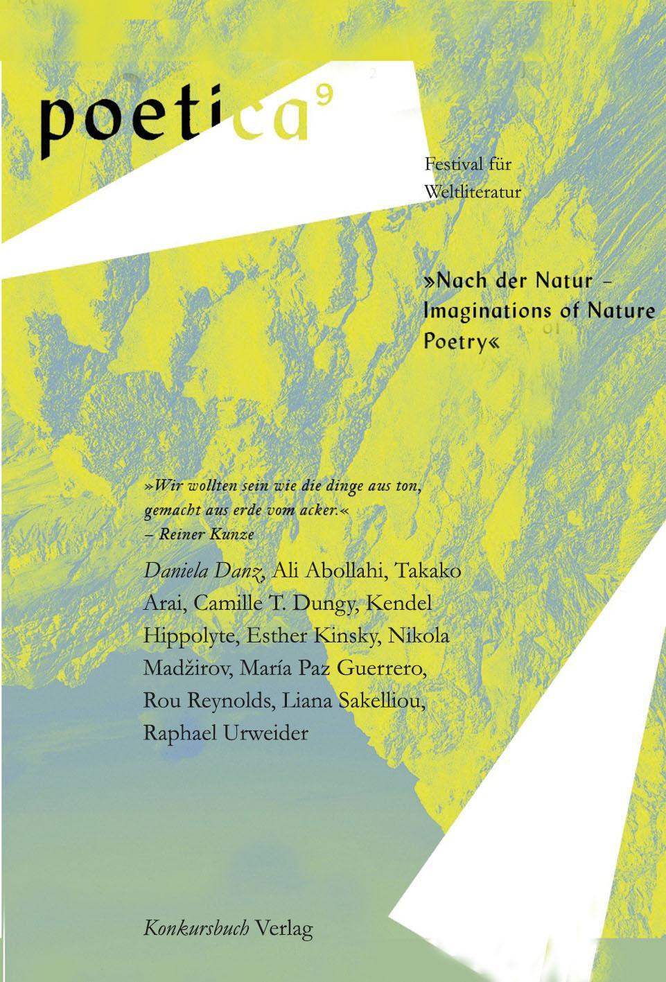 Cover: 9783887699871 | Nach der Natur - Imaginations of Nature. Poetry | Poetica 9 | Buch