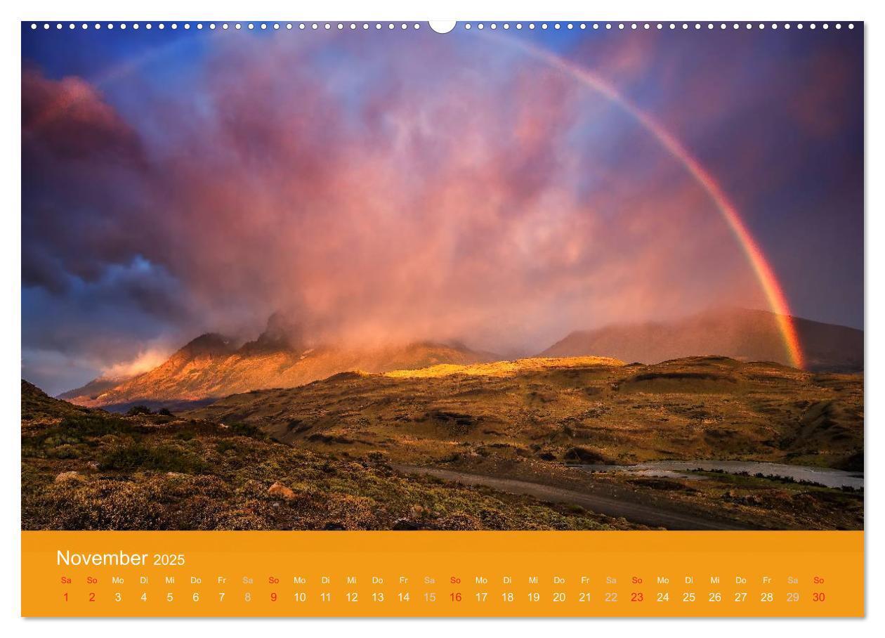 Bild: 9783435607747 | Farbenfrohes Patagonien (Wandkalender 2025 DIN A2 quer), CALVENDO...