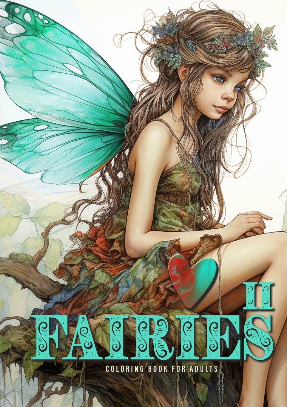 Cover: 9783758447501 | Fairies Coloring Book for Adults Vol. 2 | Monsoon Publishing | Buch